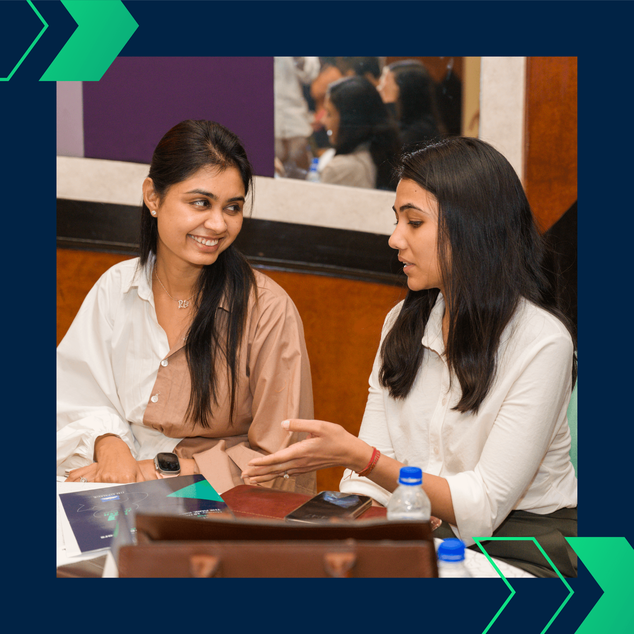 Divya Spandana, a prominent attendee at the Jayesh Logistics Conclave on November 18, 2024.