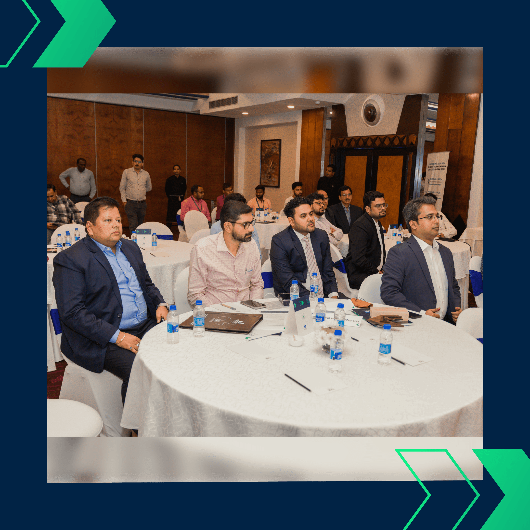 Yousef Saber, a distinguished delegate attending the Jayesh Logistics Conclave on November 18, 2024.