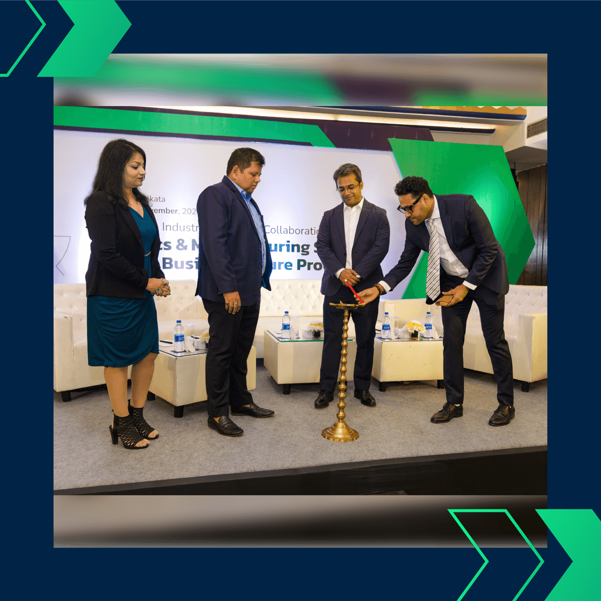 Panel discussion at the event